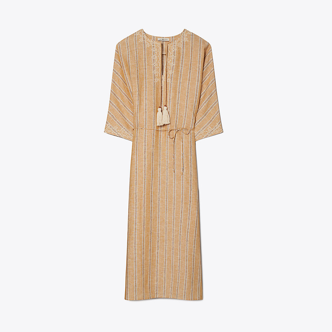Tory Burch Stripe Long Caftan | Tory Burch (US)