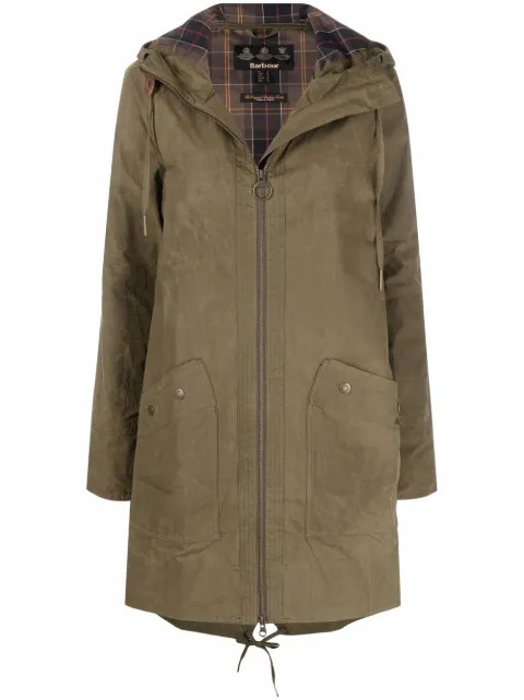 zip-fastening hooded parka | Farfetch (US)
