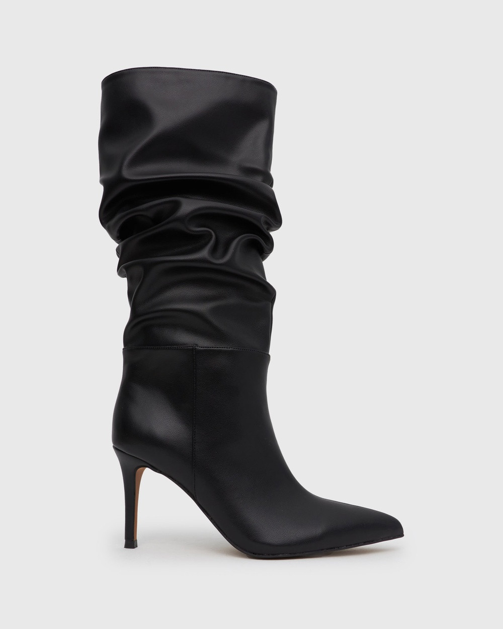 Betts - Chicago Stiletto Slouchy Boots - Knee-High Boots (Black) Chicago Stiletto Slouchy Boots | THE ICONIC (AU & NZ)