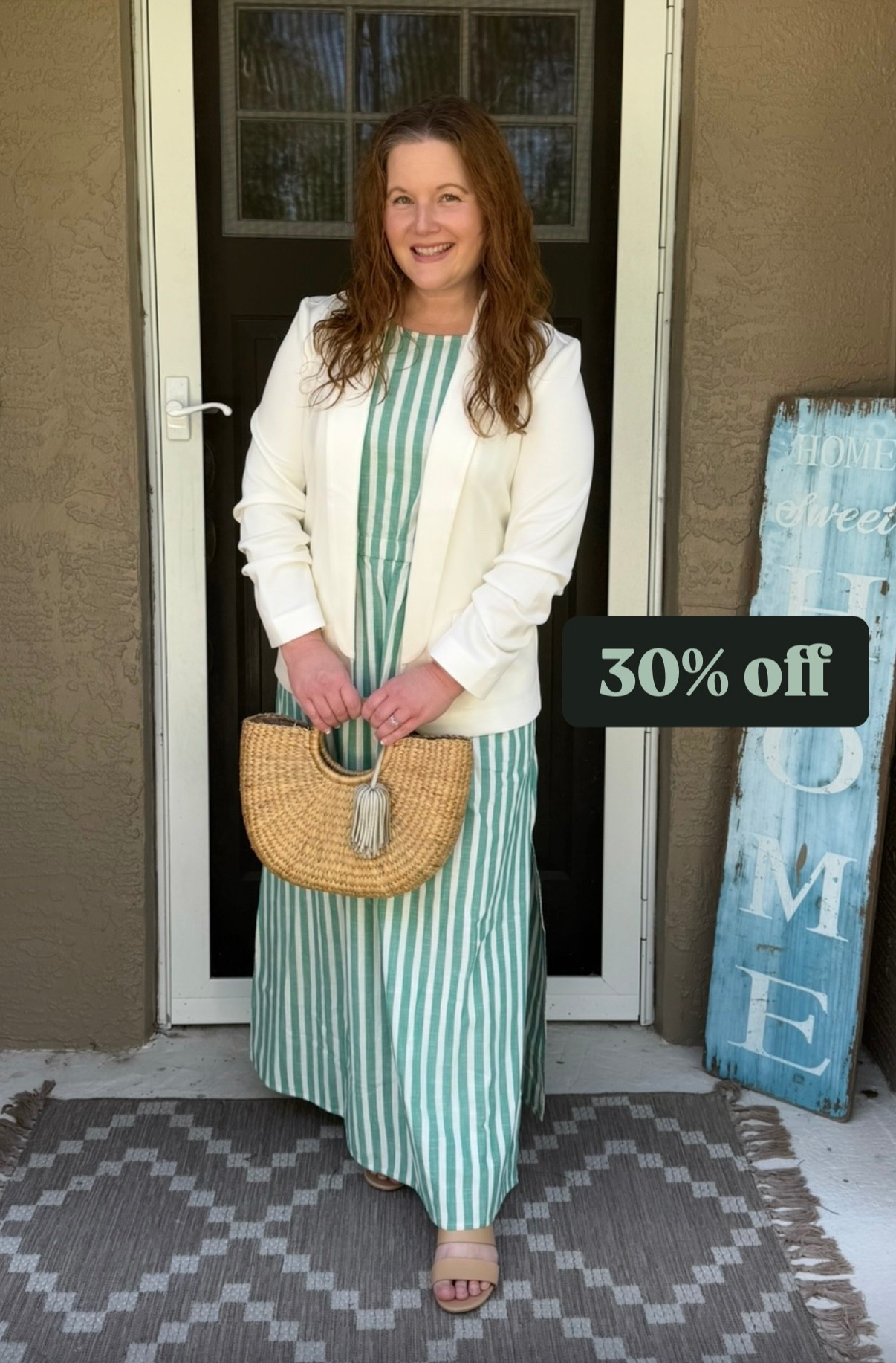 Stripe dress, Spring dress, Easter dress, Target dress, Target circle deal, Sea & Grass bag, Madewell sandals, Walmart scuba blazer 

#LTKSaleAlert #LTKFindsUnder50 #LTKSeasonal