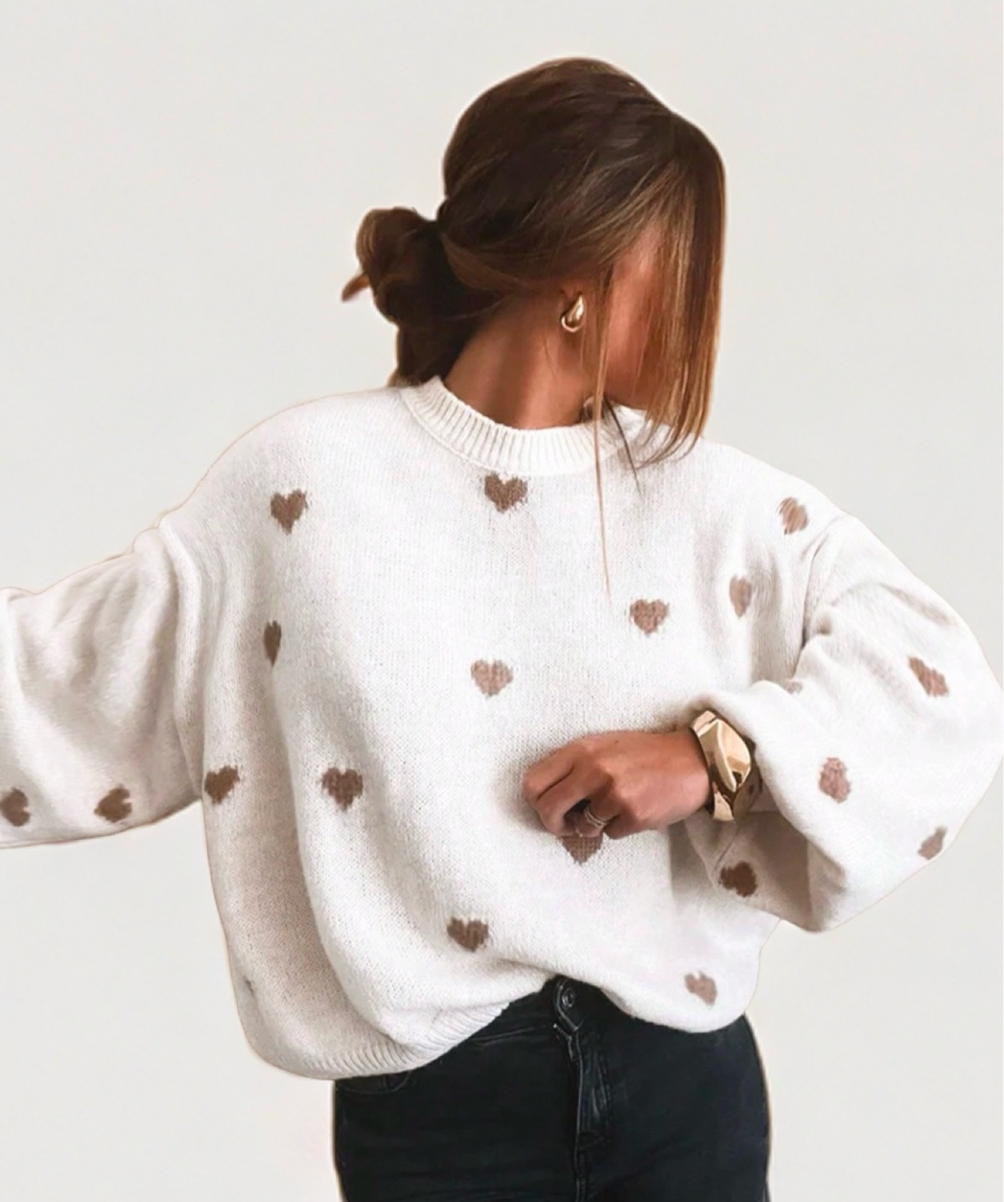SHEIN Valentine heart sweater!! 

#LTKSaleAlert #LTKStyleTip #LTKFindsUnder50