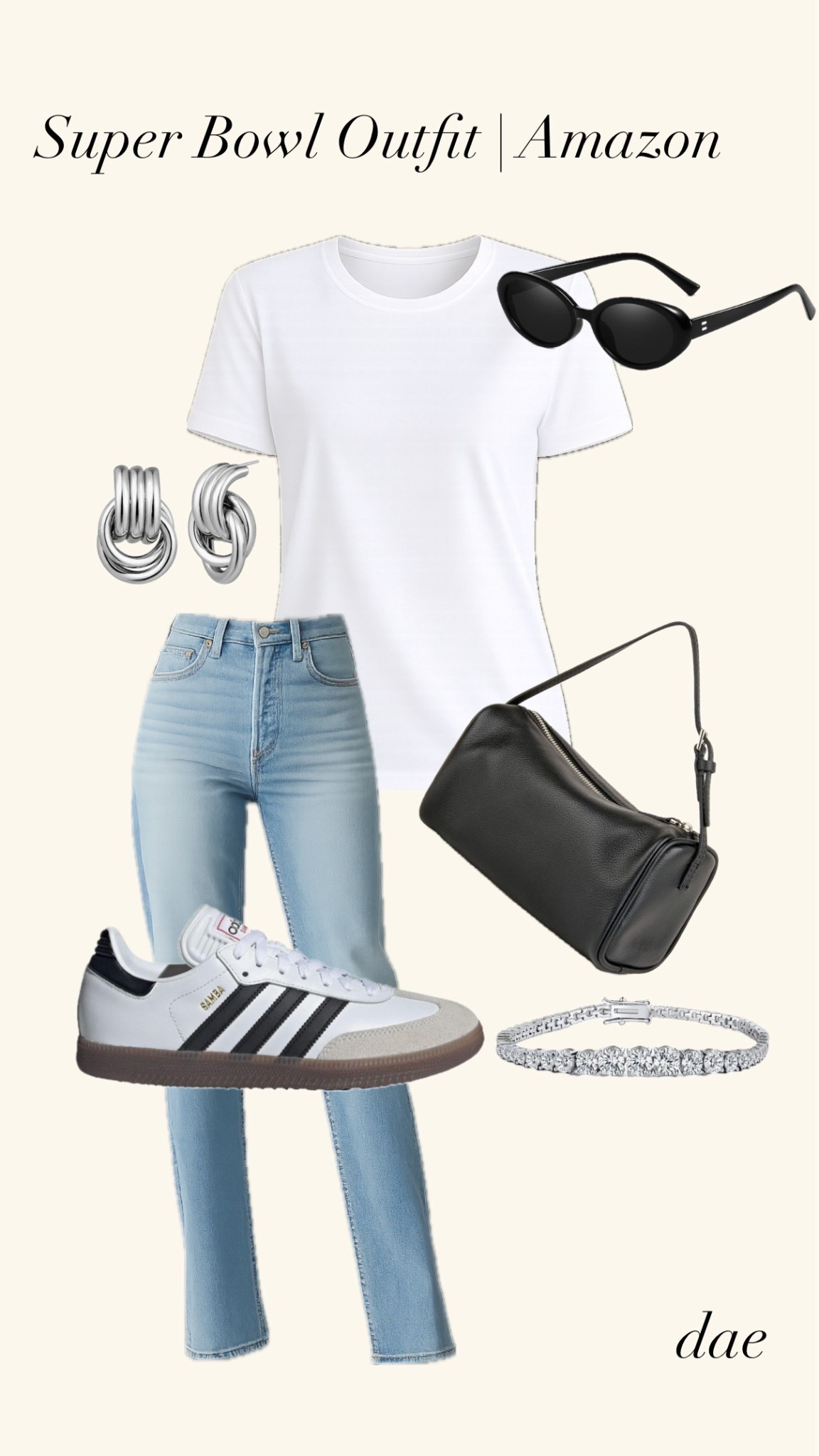Super Bowl Outfit Inspo 🏈 Casual Jeans + white T

Game day style that’s casual, comfy, and totally stylish! This Super Bowl party outfit features classic jeans paired with a cute top — ideal for watching the big game with friends, heading to a watch party, or keeping it laid-back while cheering from home. Denim and tees are staples for any football Sunday look, and they’re easy to personalize with sneakers, a jacket, or accessories. Save this pin for Super Bowl outfit ideas, casual game day fashion, and everyday style inspiration.  

#SuperBowlOutfit  
#GameDayStyle  
#CasualOutfit  
#JeansAndTop  
#SuperBowlParty  
#PinterestFashion  
#EverydayStyle  
#OutfitInspo  
#GameDayInspo  

#LTKdayinmylife #LTKgrwm #LTKootd