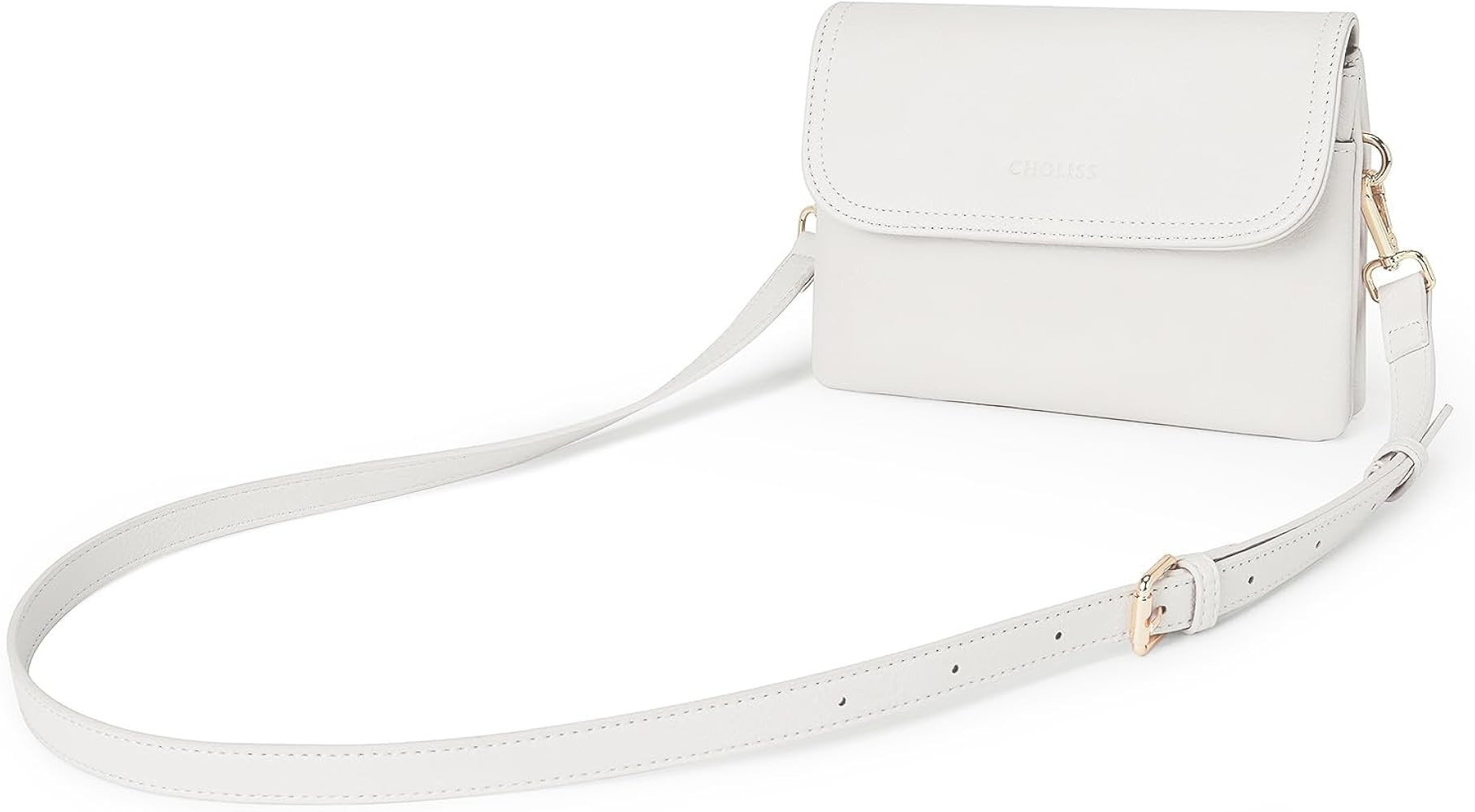 CHOLISS Small Crossbody Bags for Women, Leather Cell Phone Purse, Mini Travel Purse with Adjustab... | Amazon (US)