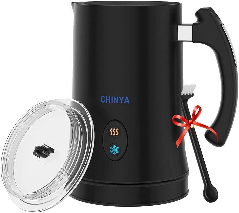 Milk Frother,CHINYA Automatic Milk Frother with Hot and Cold Functionality, Electric Milk Steamer... | Amazon (US)