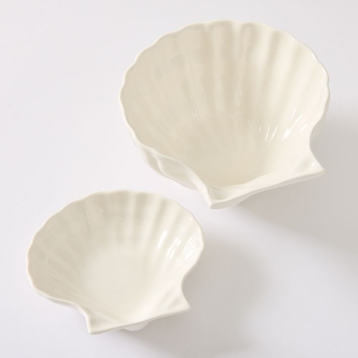 Billy Cotton Ceramic Shell Bowl | West Elm (US)