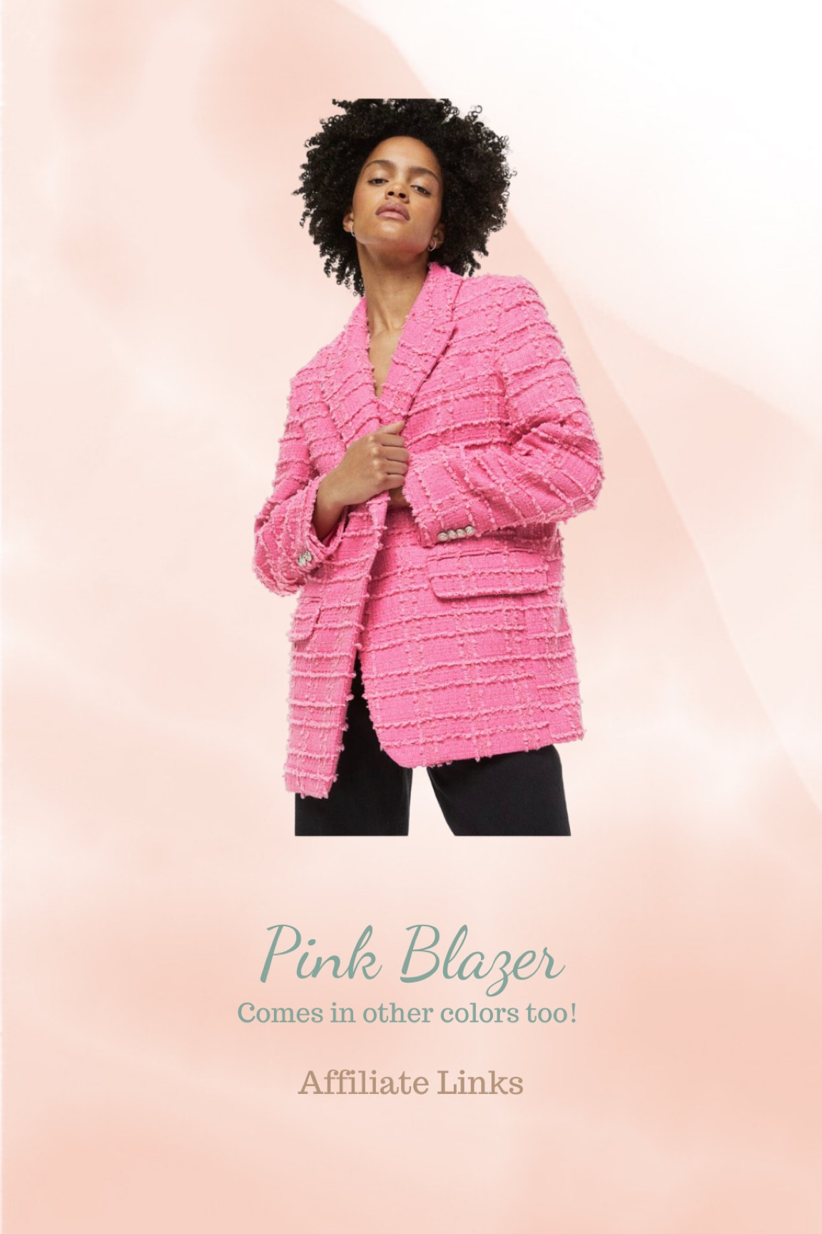 Adorable pink textured blazer that would be perfect for Valentine’s Day or even just a fun work outfit! Also comes in a fun green color too. 

Valentine’s Day outfit, work outfit, office wear, pink, pink blazer, blazer outfit, blazer, affordable office wear, work wear 

#LTKunder100 #LTKworkwear #LTKSeasonal