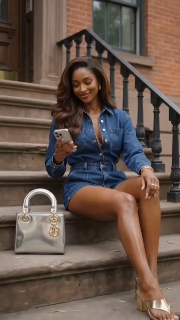 Denim meets Mixed metals. A casual summer time outfit for a day hanging out in the city. 

#LTKdayinmylife #LTKootd #LTKTall