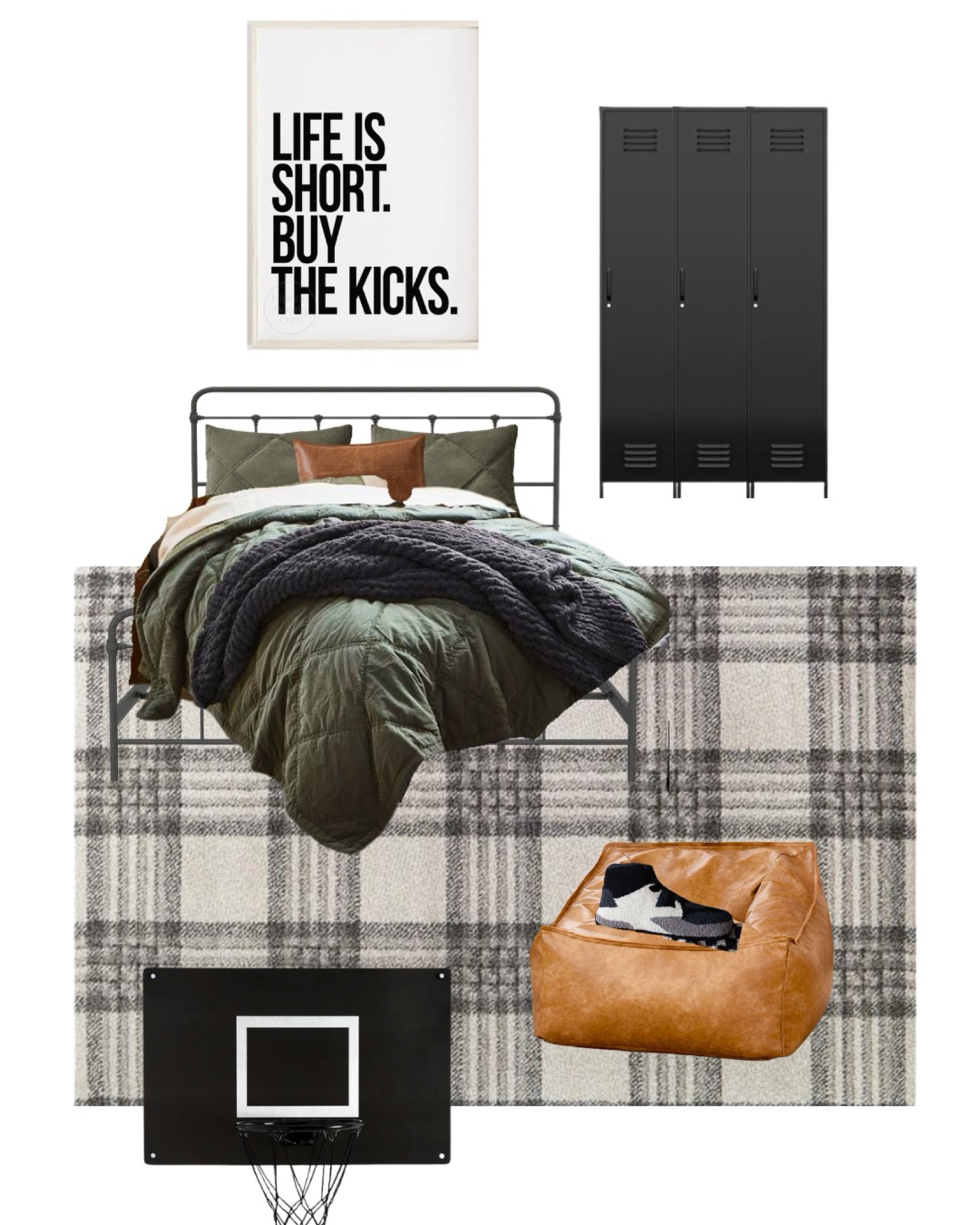 Life is short, buy the kicks boys sports bedroom 

#LTKFamily #LTKHome