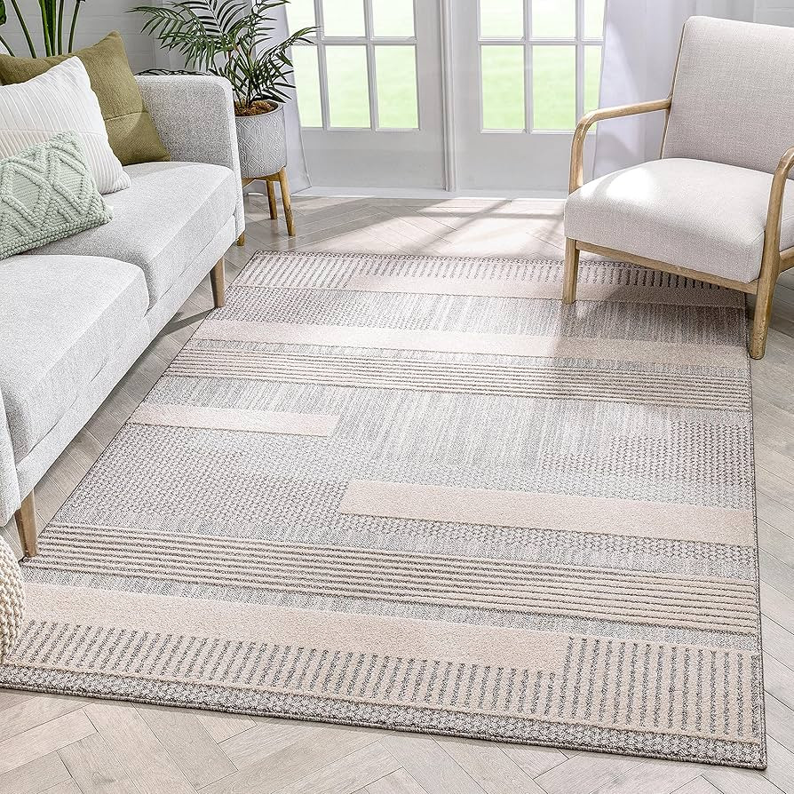 Well Woven Brer Beige Abstract Geometric Tribal (5'3" x 7'3") Area Rug | Amazon (US)