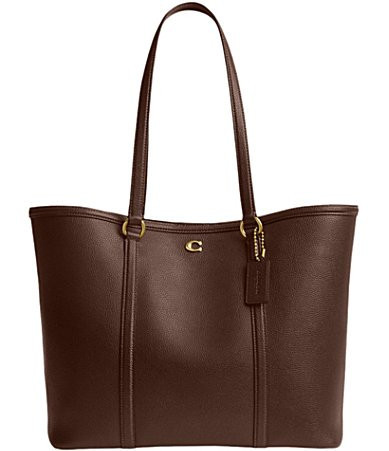 COACH Legacy Pebbled Leather Tote Bag - Maple | Dillard's