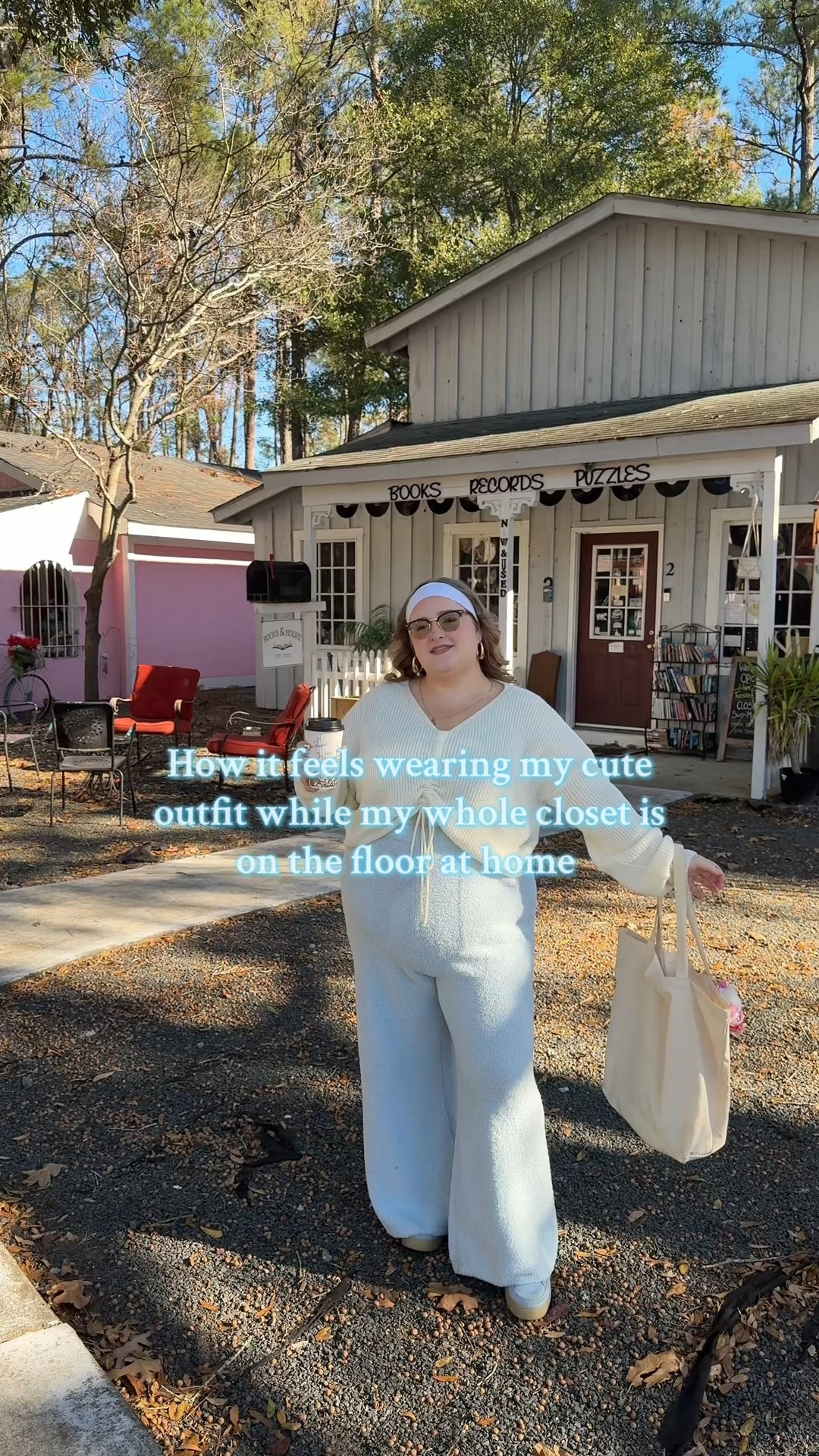 How it feels knowing my whole closet is on the floor of my room but I styled the perfect look in my cozy plus size matching set ✨

#LTKgrwm #LTKPlusSize #LTKootd