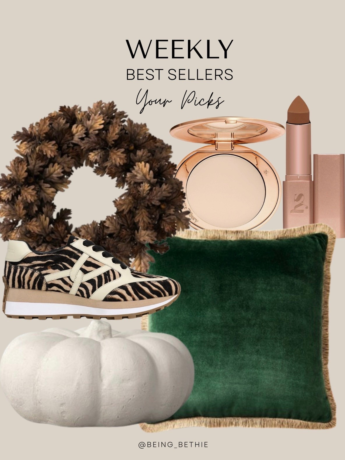 Weekly best sellers your picks! 

Wreath, fall decor, make up, pumpkin, sneakers

#LTKSaleAlert #LTKSeasonal #LTKHome