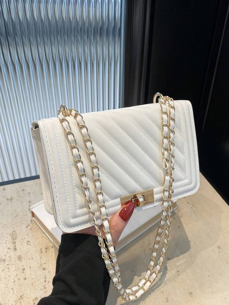 Fashionable leather crossbody bag  | SHEIN
