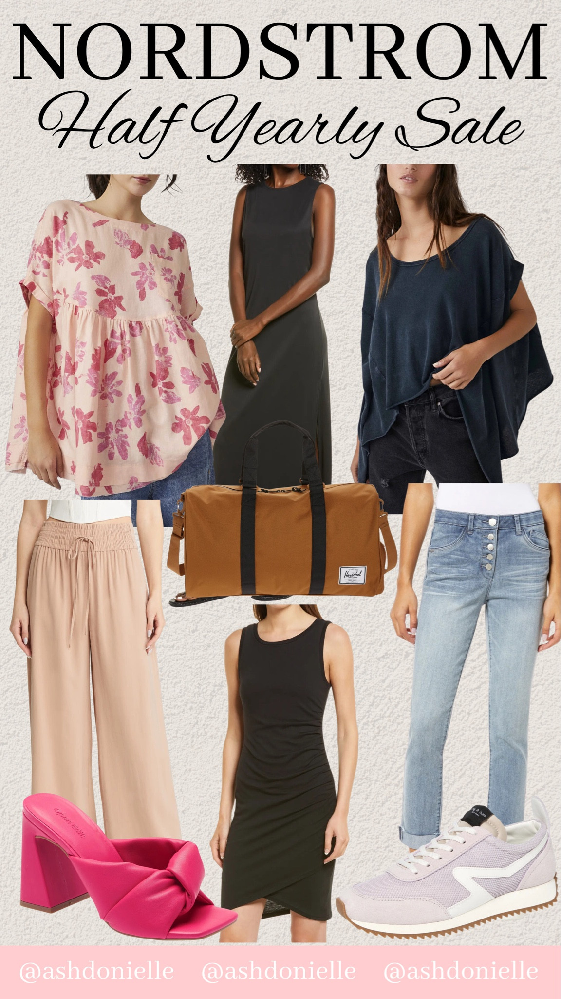 Nordstrom half yearly sale!

Blouse, top, maxi dress, mini dress, summer dress, duffel bag, trousers, jeans, heels, sneakers 

#LTKSeasonal #LTKsalealert #LTKstyletip