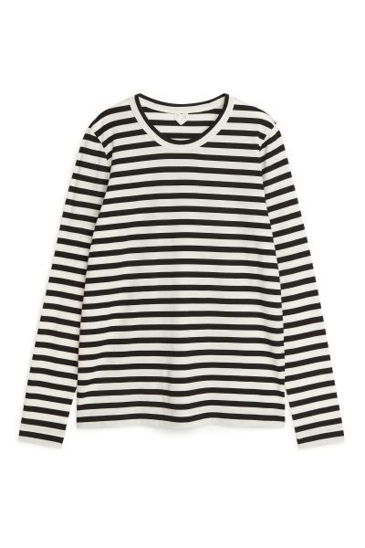 T-shirt met lange mouwen | H&M (DE, AT, CH, NL, FI)
