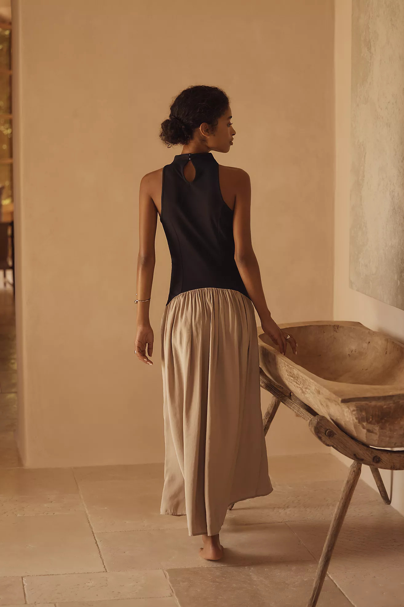 The Mariana Drop-Waist Maxi Dress by Maeve | Anthropologie (US)