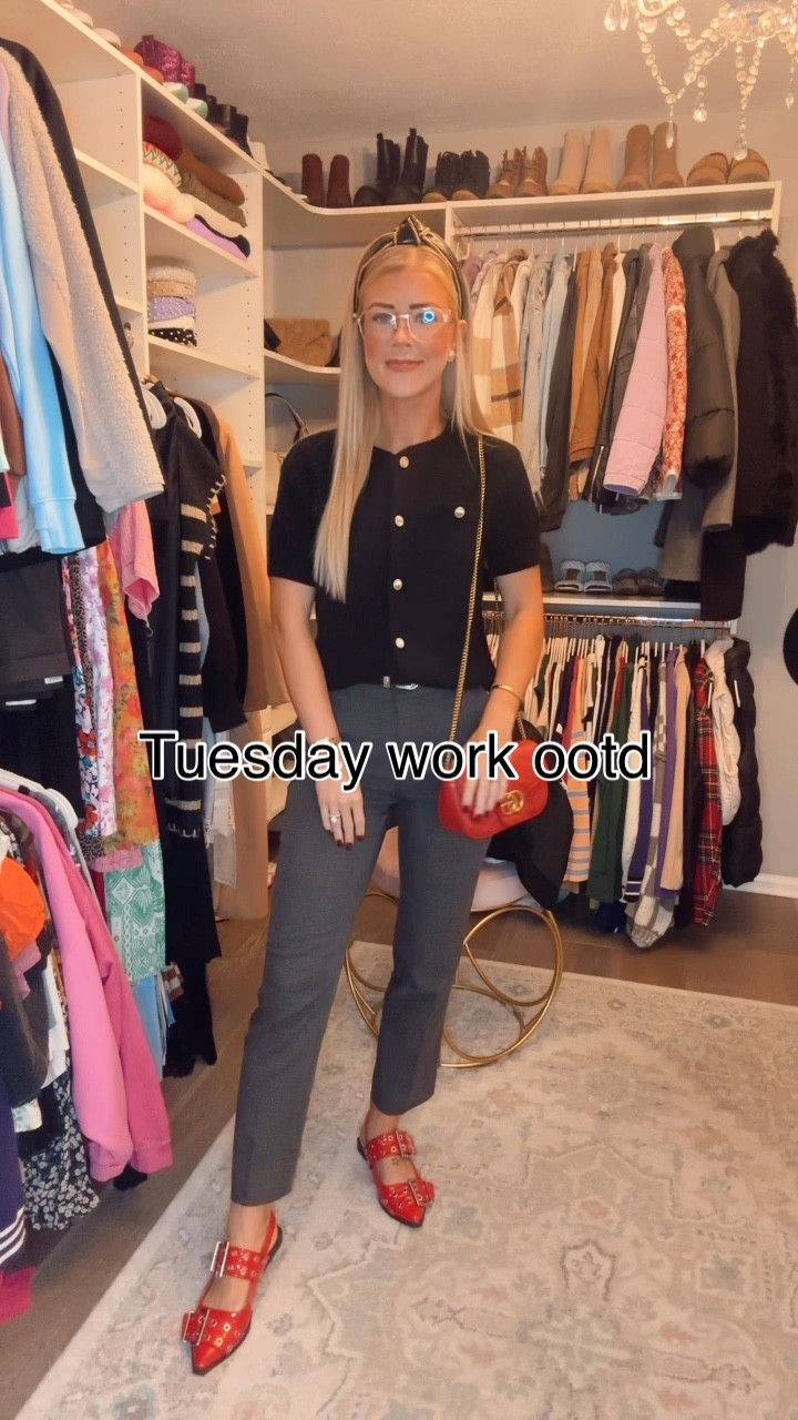 Fall work outfit // Affordable fashion // Women slacks // DhGate bags // Designer inspired ballet flats // Target finds // Designer inspired bracelet // Women’s watch 

#LTKFindsUnder100 #LTKShoeCrush #LTKWorkwear