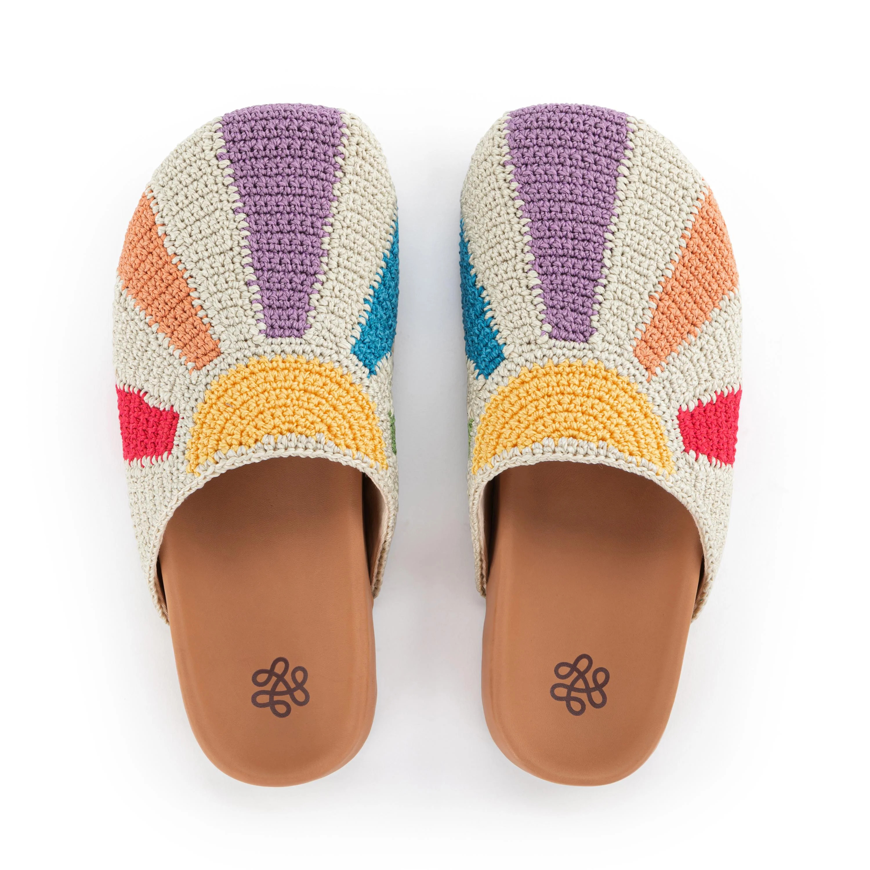 Bolinas Clog in Multi Sunbeam Crochet | The Sak