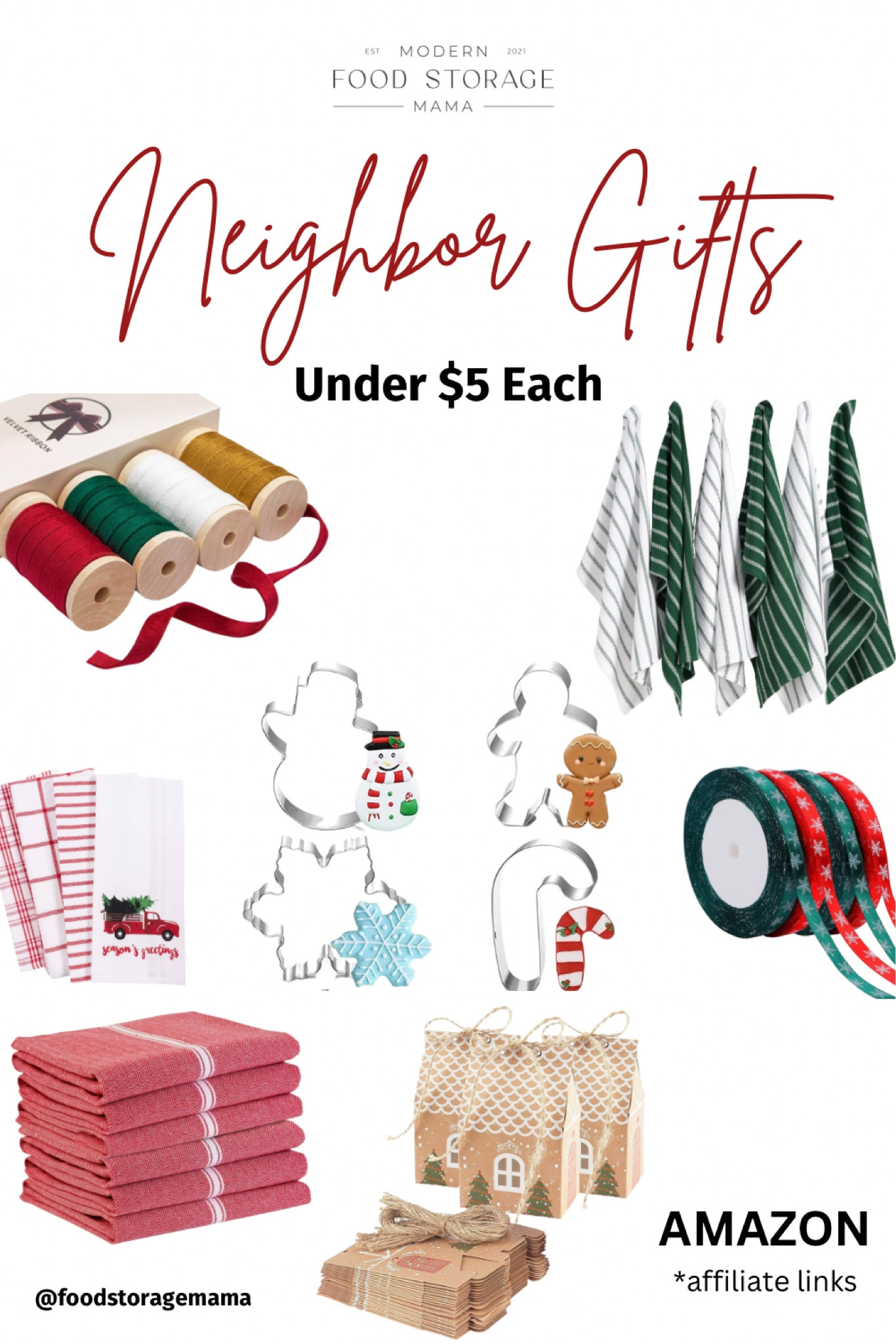 Are you looking for thoughtful gifts for hostesses, neighbors, friends, or teachers that won’t break the bank? I’ve got you covered with this simple and affordable idea: holiday gifts for under $5 each!

🎁 All you need are three things:
✨ A festive holiday dish towel
✨ A cookie cutter
✨ Some ribbon to tie it all together

These gifts are perfect for showing someone you care without overspending. Whether you’re thanking a teacher, surprising a neighbor, or bringing a little cheer to a holiday party, this idea is easy, thoughtful, and budget-friendly.

The best part? These gifts can be customized to fit any style! Choose dish towels and cookie cutters that match the recipient’s personality or the holiday theme.

You don’t have to spend a lot to give a meaningful gift. With just a few simple items, you can create something thoughtful that will make someone smile.

#LTKHoliday #LTKGiftGuide #LTKSeasonal