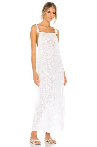 Pitusa Flirty Cross Back Dress in White from Revolve.com | Revolve Clothing (Global)