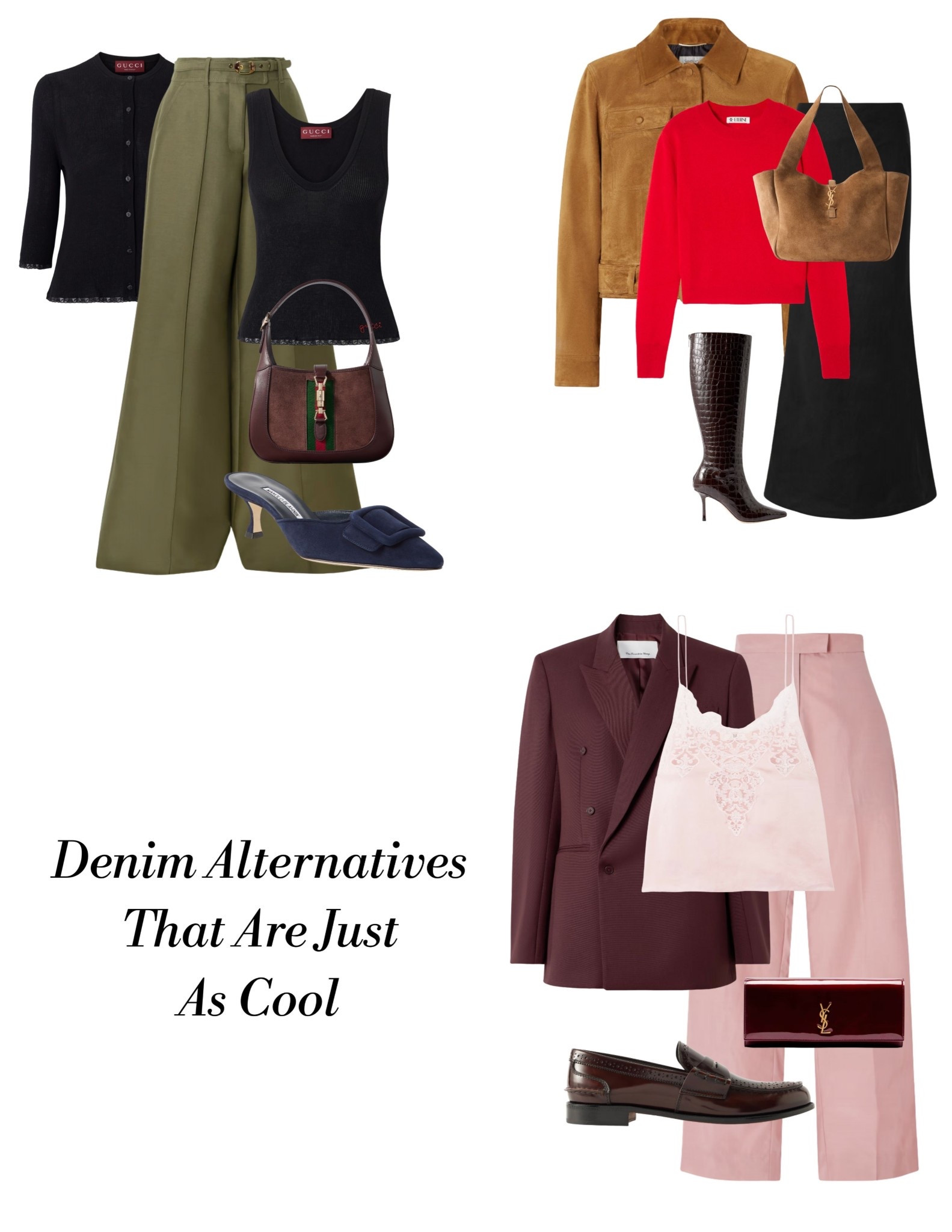 Denim Alternatives That Are Just As cool ❤️

#LTKWorkwear #LTKSeasonal #LTKTravel