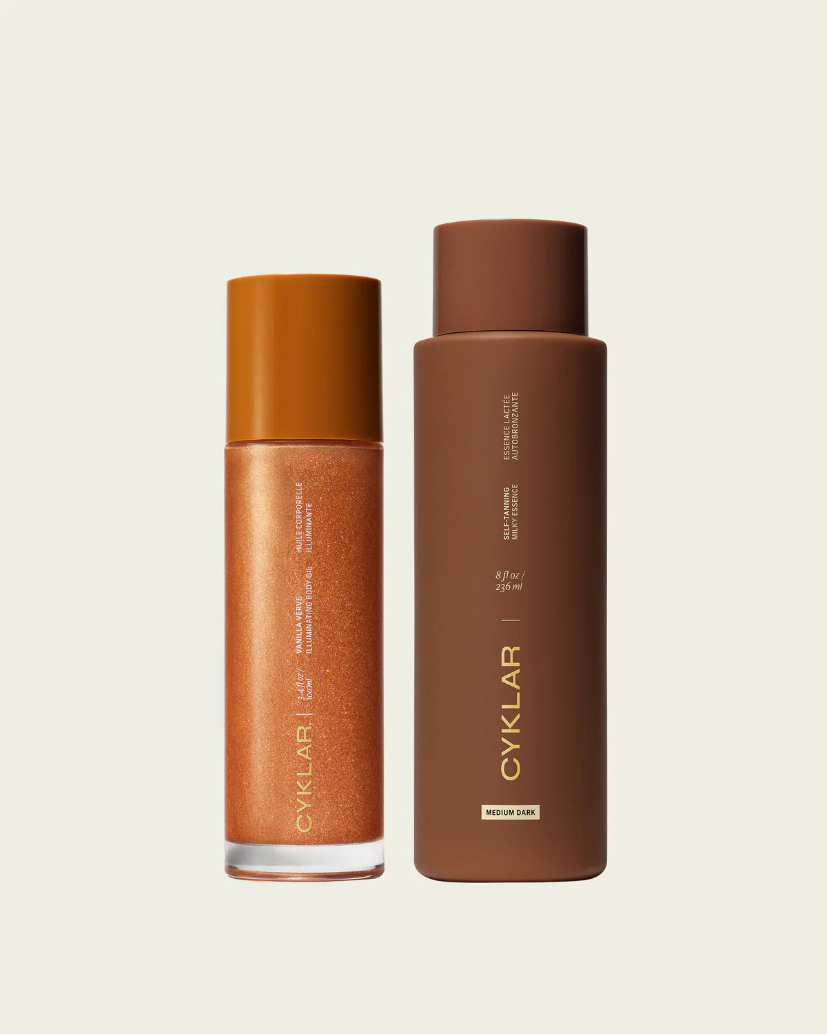 Getaway Glow Set - Self-Tanning + Illuminating Body Oil | CYKLAR