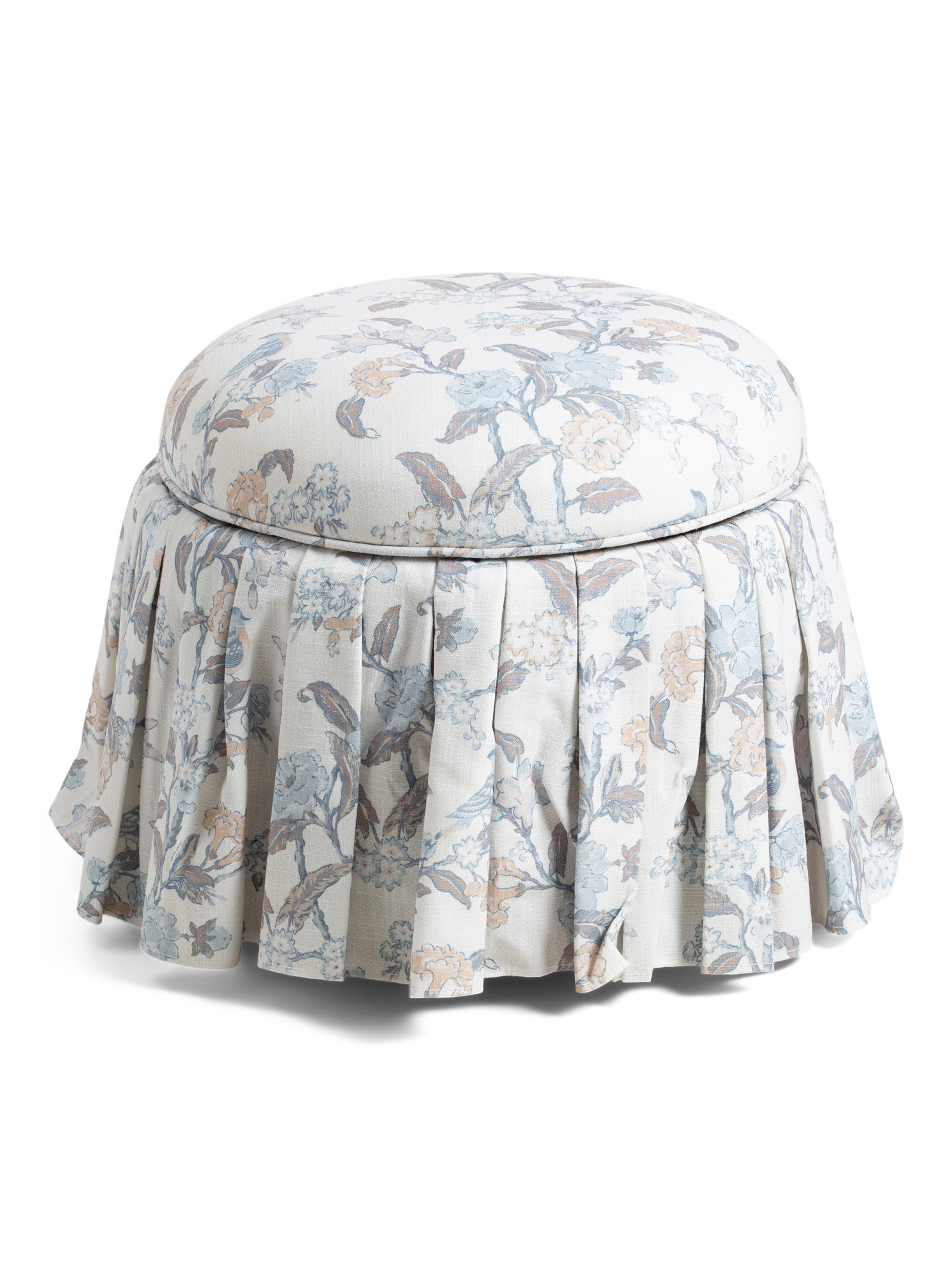 20x17 Emily Round Storage Ottoman | Poufs & Ottomans  | Marshalls | Marshalls