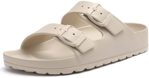 KIDMI Women's Comfortable EVA Sandals with Medium Arch Support, Adjustable Buckle Summer Beach Sl... | Amazon (US)