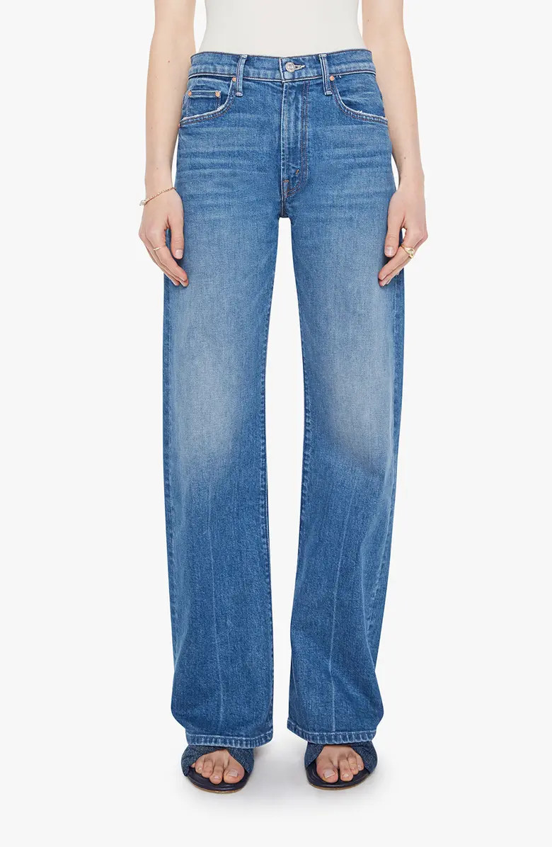 The Lasso Sneak Mid Rise Wide Leg Jeans | Nordstrom