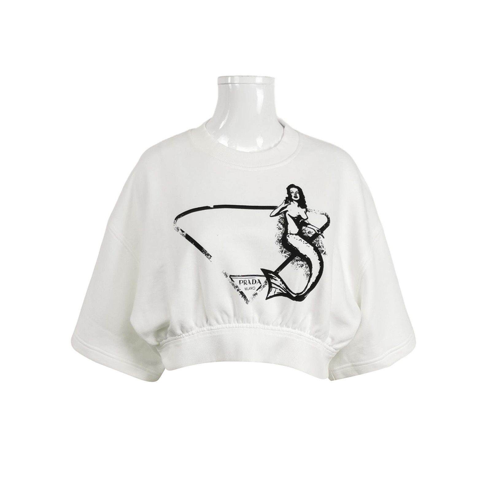 Prada Prada Mermaid Graphic Crop Top Size S | Grailed | Grailed
