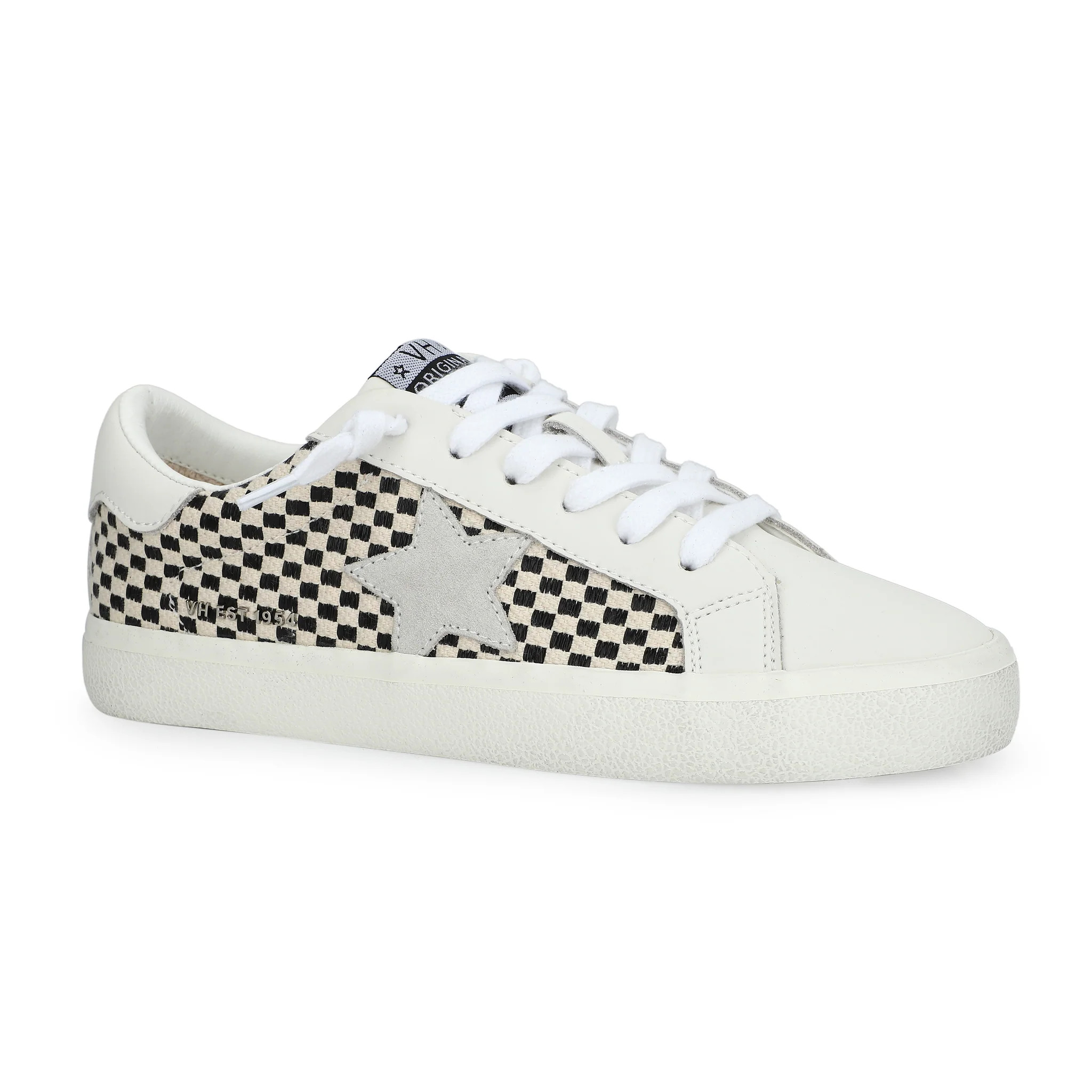 FLAIR 40 - BLACK/WHITE NATURAL CHECKERED | Vintage Havana