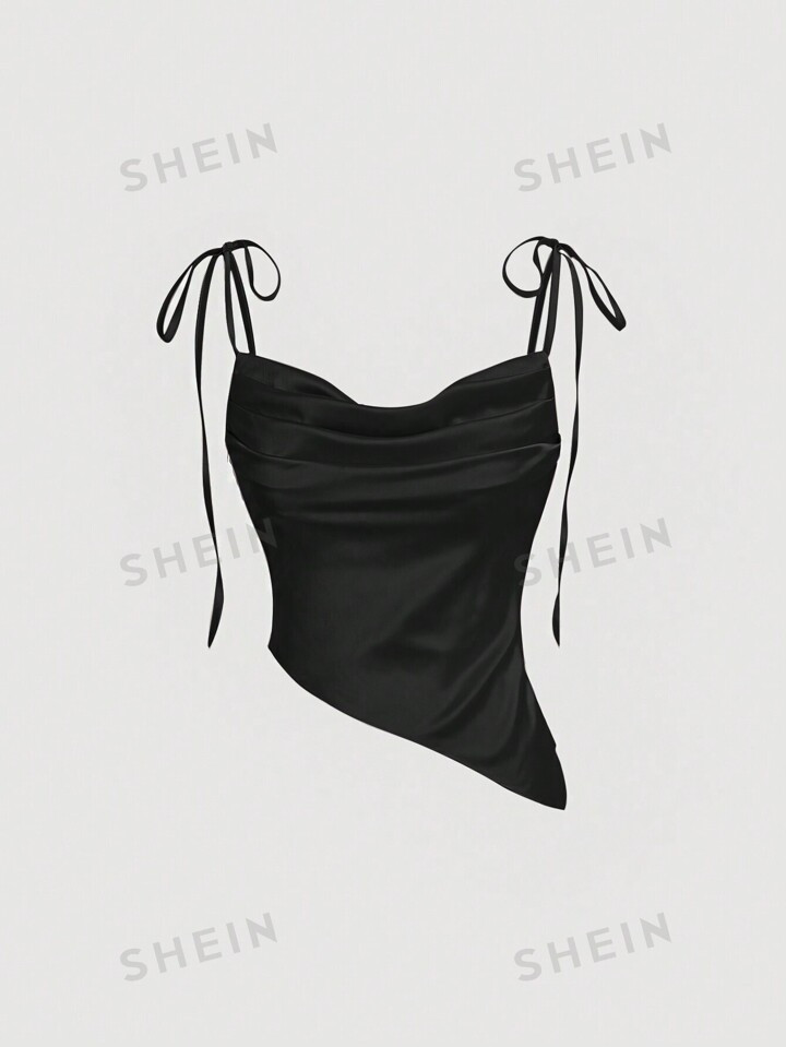 SHEIN MOD Women's Irregular Hem Cami Top | SHEIN