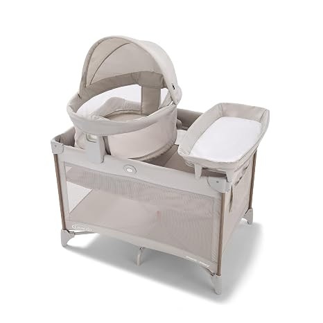 Graco Pack 'n Play Travel Dome Lux Playard, 4-in-1 Baby Playpen with Bassinet, Indoor or Outdoor ... | Amazon (US)