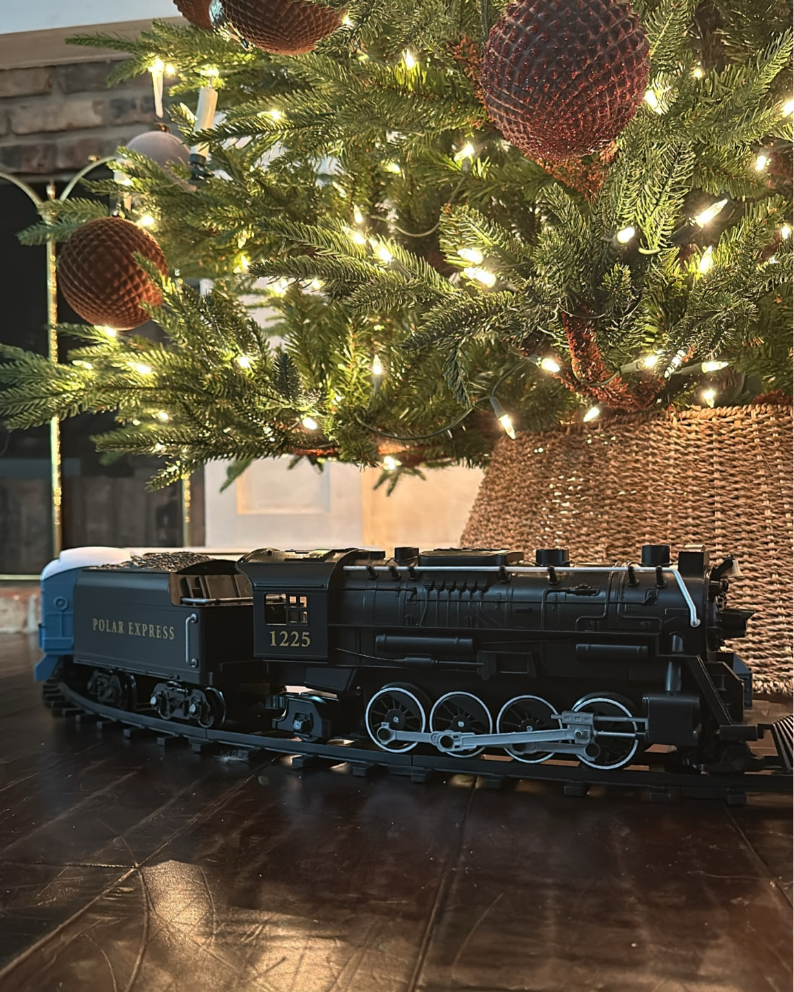 Polar Express train for under the Christmas tree  

#LTKSeasonal #LTKHome