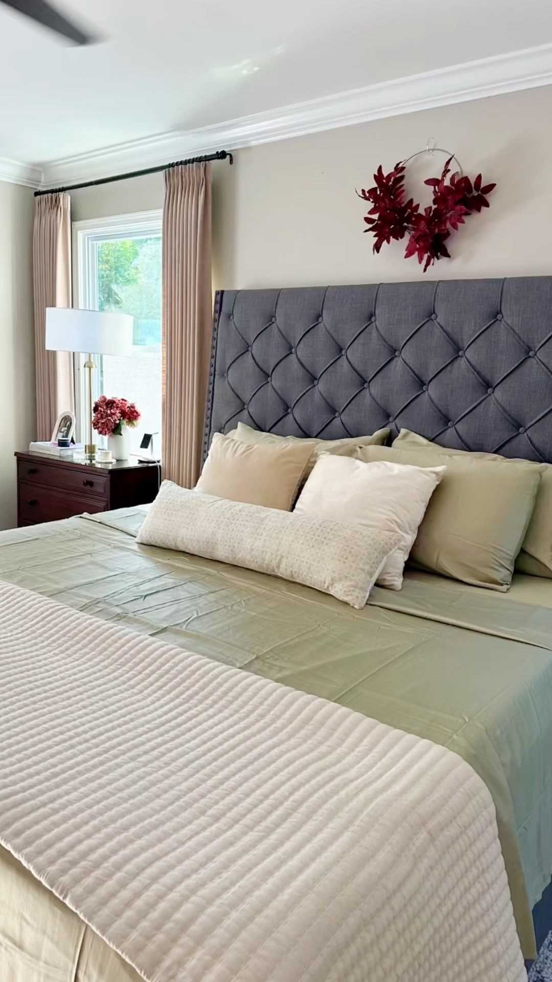 Quick bedroom refresh just in time for the warmer temps. 

These sheets, from @mattresshomes,  are lightweight, breathable and made from 100% Egyptian cotton — making them super soft and perfect for spring and summer nights.

I love that this set comes with 4 pillowcases (yes, 4!), deep pockets that fit mattresses and toppers up to 21” and several colors to match any decor. 

I went with the color Sage! 
What do you think?!





#BedroomRefresh #CottonSheets #HomeDetails #HomeStyle #SpringBedroom #BeddingGoals 



#LTKHome