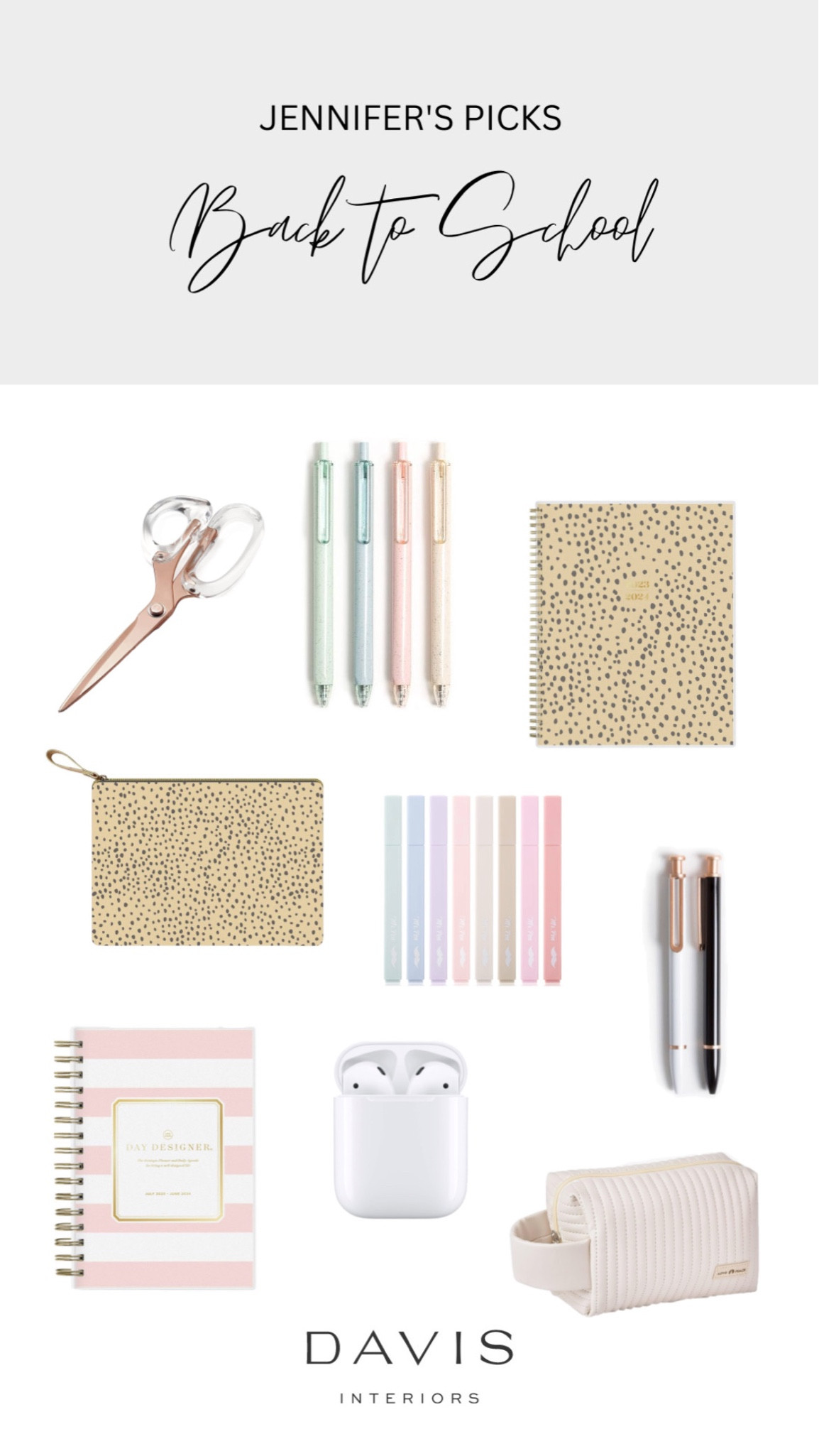 Aesthetic School/Office Supplies for Back to School

#LTKFind #LTKBacktoSchool #LTKSeasonal