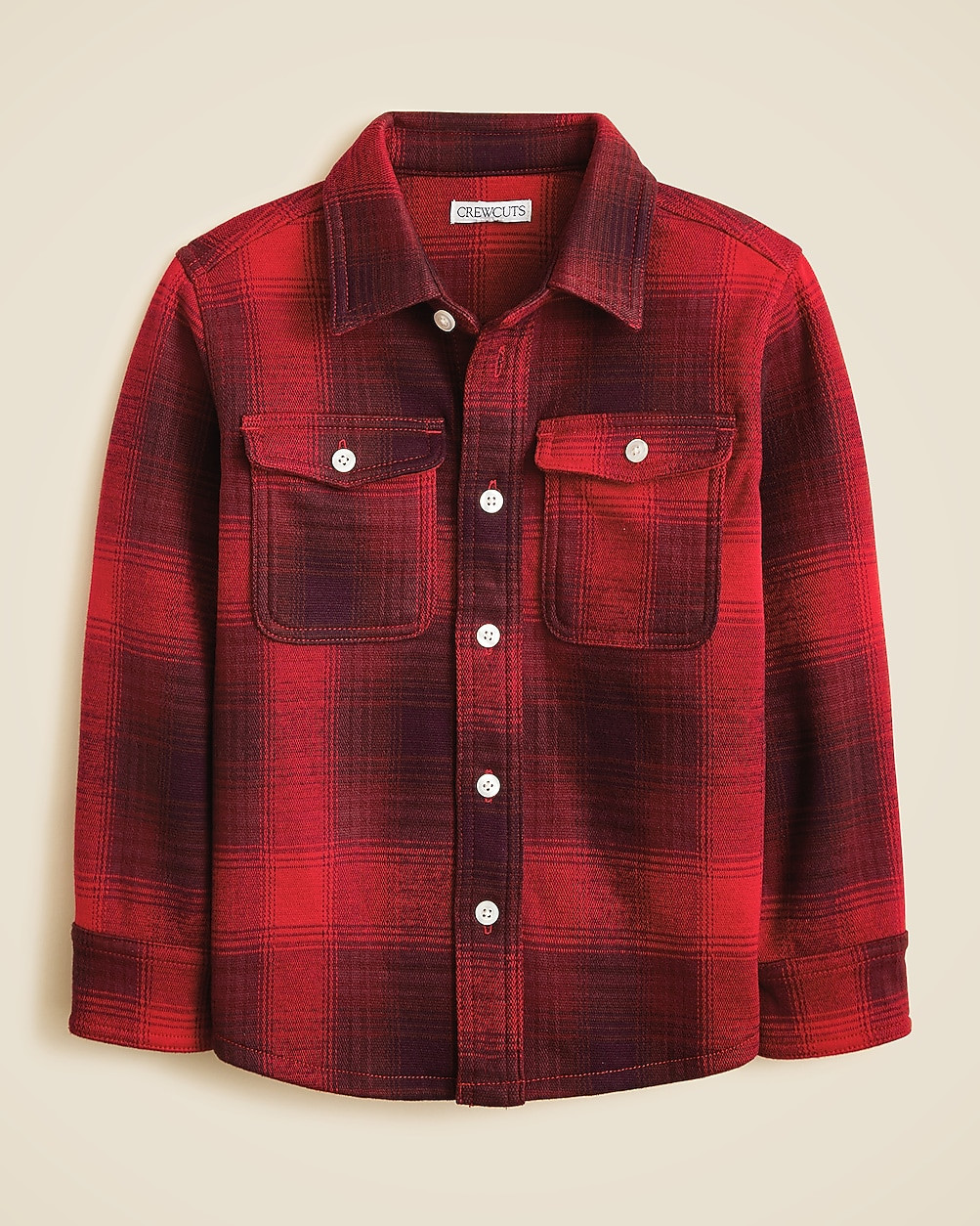 Kids' heavyweight Seaboard soft-knit shirt in plaid | J. Crew US