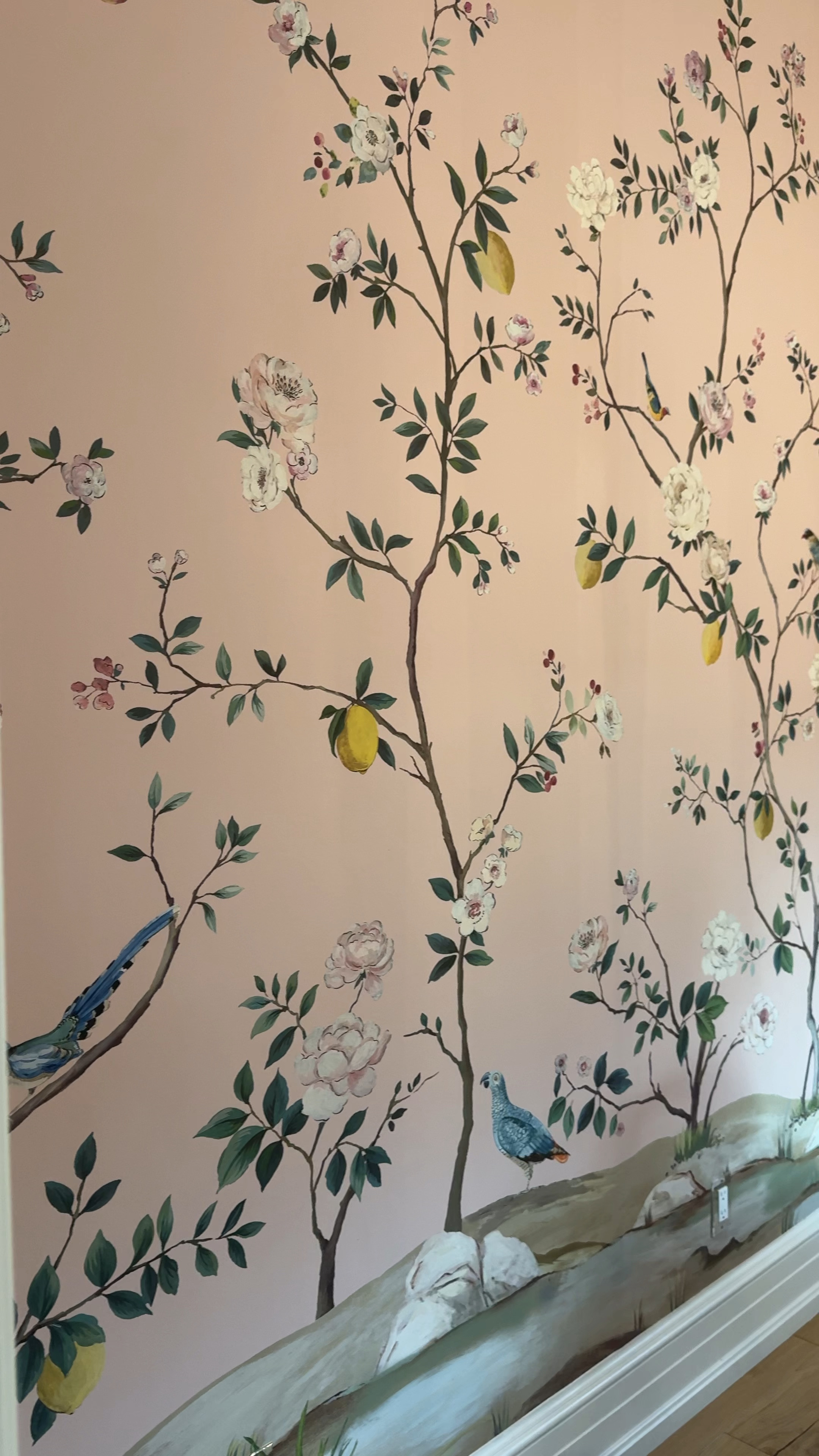 Dupe - Ararat Floral Wall Mural 
I got mine from Anthropologie a couple years ago. This color ways is not available. The Ararat seems to be very similar! 

#LTKGiftGuide #LTKHome
