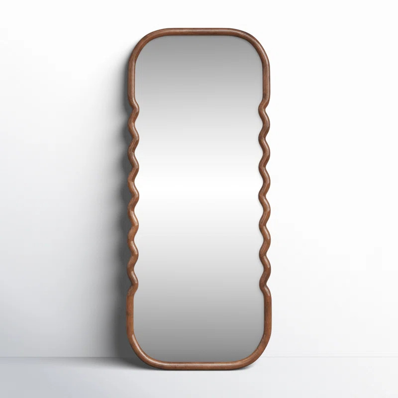 Harrisburg Pine Wood Floor Mirror | Joss & Main