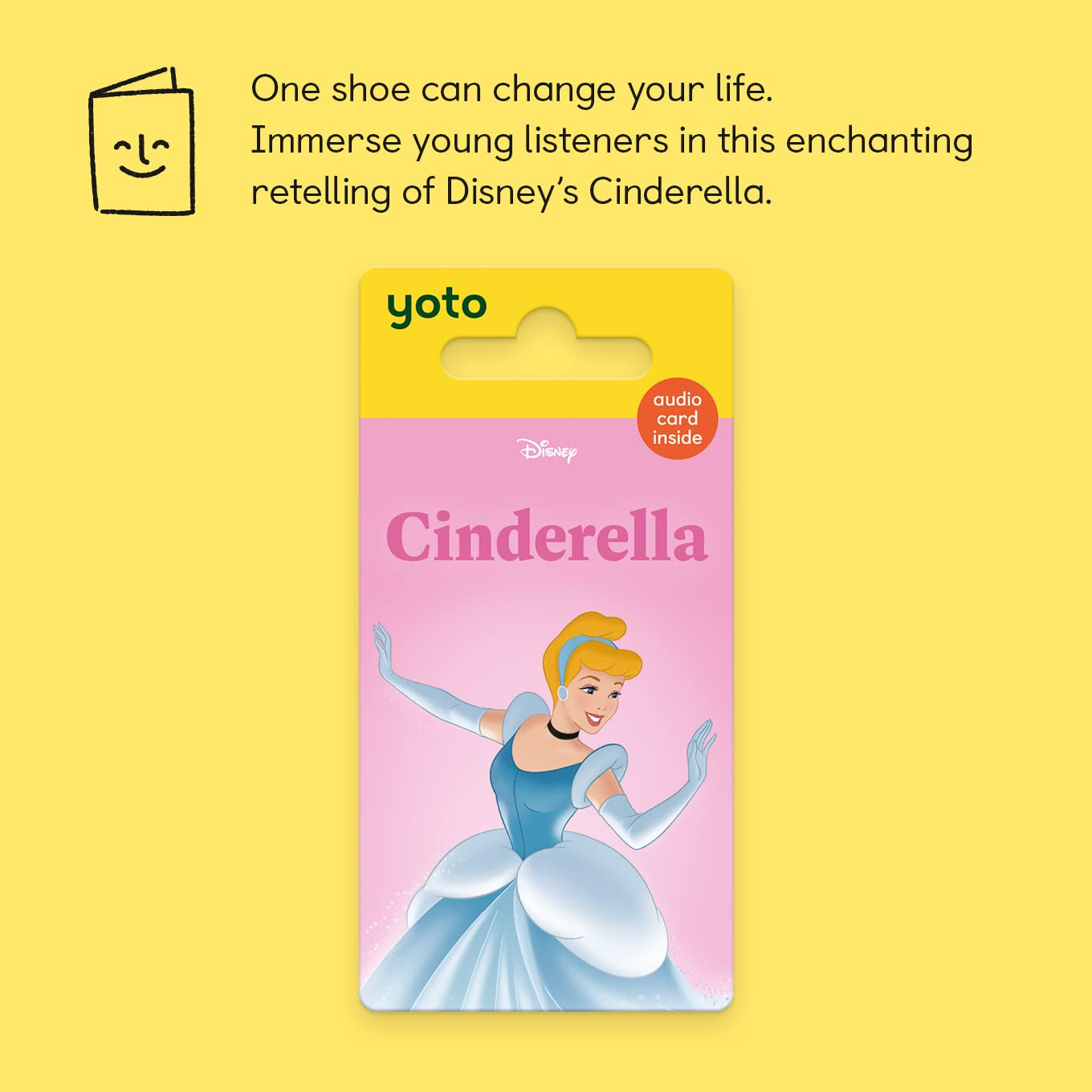 YOTO Disney Classics: Cinderella \u2013 Kids Audiobook Card for Use Player & Mini All-in-1 Audio ... | Amazon (US)