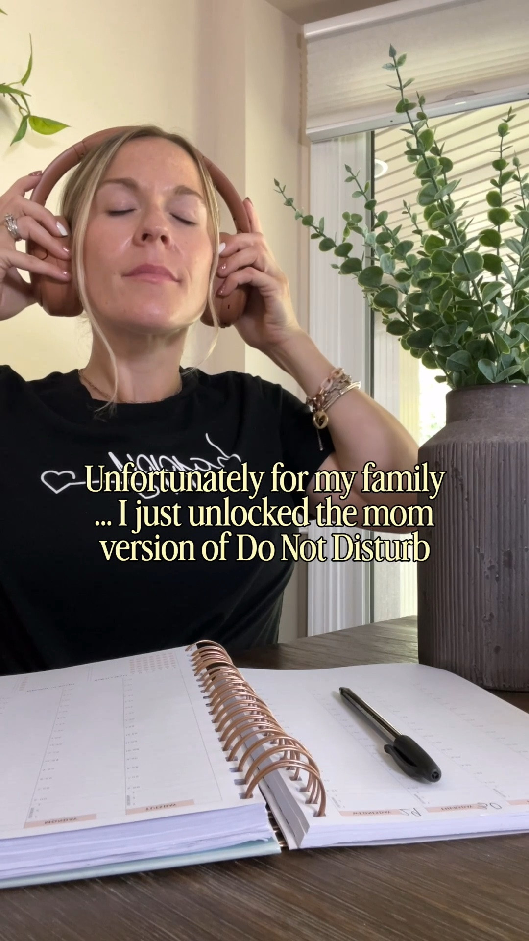 I may have just unlocked the mom version of Do Not Disturb.
Make sure you are following me and comment DND to get this mom hack.

You know that moment when everyone is talking at the same time, someone is asking for a snack, someone else needs help finding a shoe, and your brain is officially buffering? 

Yeah… these headphones have become my “I need five minutes” button.

What I love most is that they’re not just blocking noise—they actually make everything sound good. The active noise cancellation is strong enough that I can finally hear my audiobook, podcast, or favorite playlist without turning the volume all the way up. And the memory foam ear cushions are so comfortable that I forget I’m even wearing them.

The battery life is honestly made for moms. I’ve gone days without charging them, and if I do forget, a quick 15-minute charge gives me hours of listening time.

Also, the fact that they can stay connected to two devices at once is surprisingly helpful when I’m switching between my phone, tablet, or laptop without constantly reconnecting.

Not saying these headphones solved motherhood… but I am saying the silence was so good I took them off just to make sure the kids were still in the house.

Follow for more Amazon finds that make mom life a little easier. 

#amazonfinds #momlife #workingmom #noisecancelingheadphones #amazonmusthaves
noise cancelling headphones, amazon headphones, mom essentials, self care for moms, travel headphones, bluetooth headphones, audiobook headphones, podcast headphones, comfortable headphones, amazon tech finds

#LTKmomlife #LTKstorytime #LTKHome