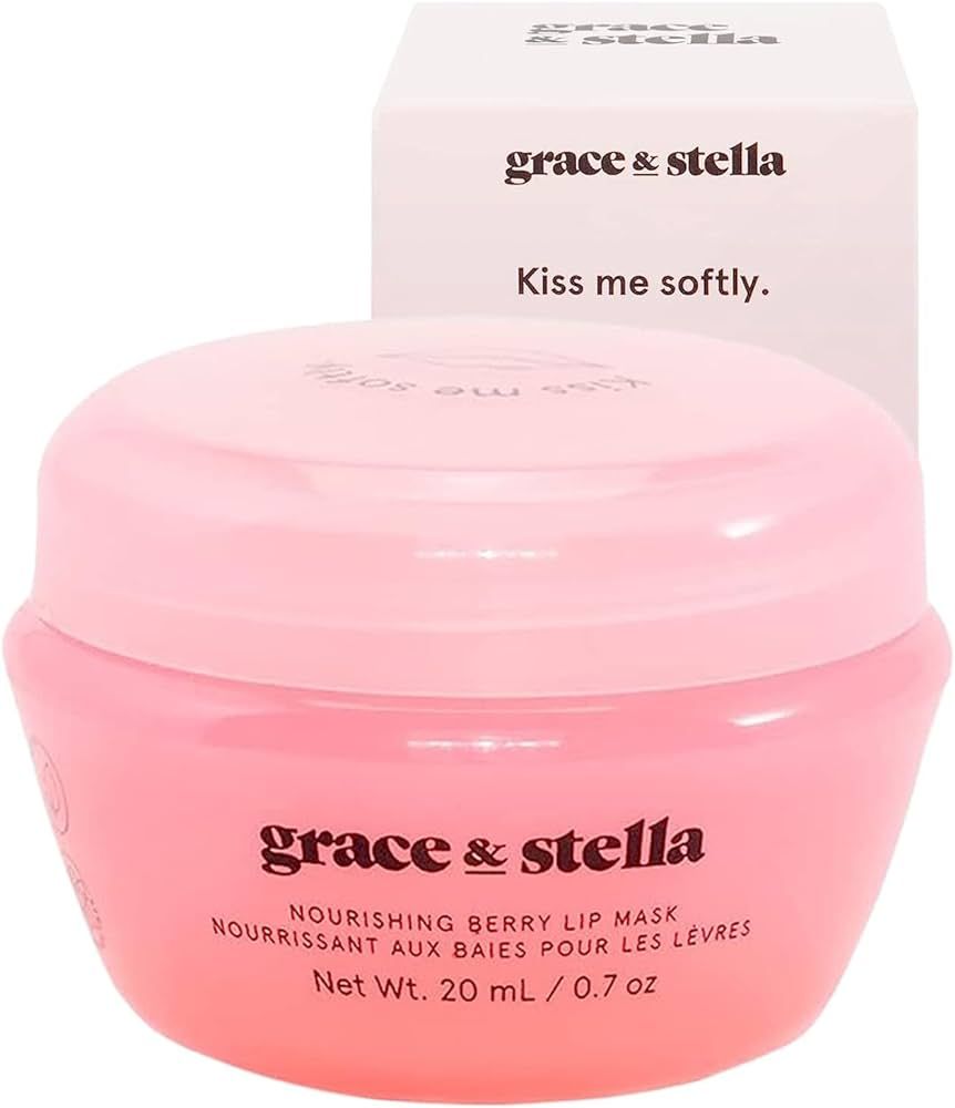 Grace & Stella Award Winning Kiss Me Softly Nourishing Berry Lip Mask - Lip Moisturizer For Very ... | Amazon (US)