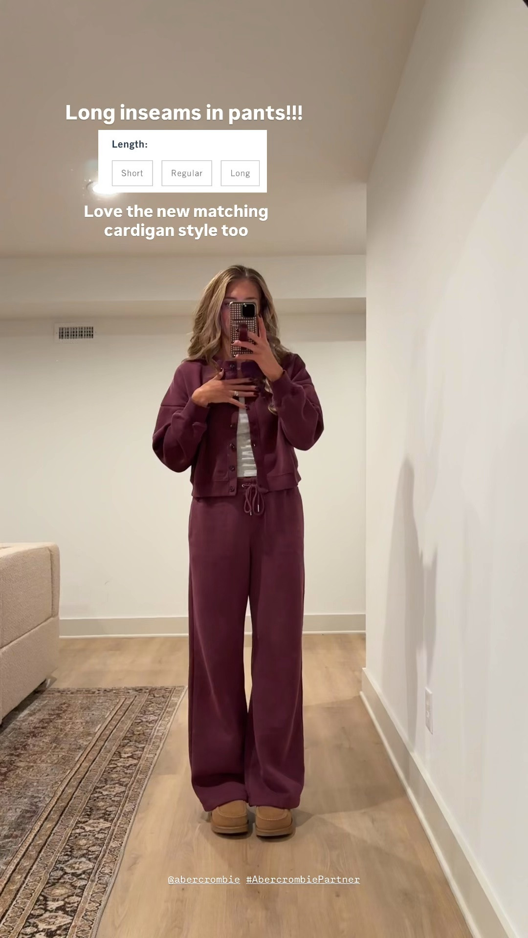 #AbercrombieParnter @Abercrombie Sweaters and Sweatshirts all on sale PLUS use code AFLTK to get extra 20% off sale price.  I'm wearing my true size in everything (medium/medium long/27 long in barrel jeans and 27 long in plum coated jeans for a cropped look. The plum coated wash runs shorter than the other washes. I love how they have different types of sweatshirts to mix and match with the different bottom styles. 

*Use code AFLTK to get an additional 20% off almost everything in stores and online at checkout from October 10, 2026 to October 11, 2026 in US/CA. Exclusions apply. See details online.