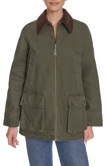 Levi's Four Pocket Barn Jacket in Olive Night at Nordstrom Rack, Size Large | Nordstrom Rack
