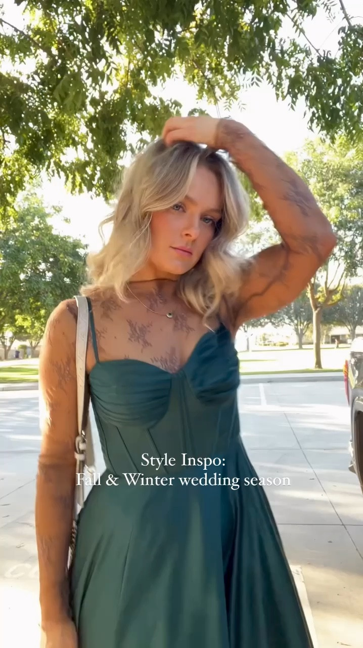 Fall & winter wedding season & holiday’s are upon us & this bronze & emerald color duo is the old money aesthetic you need. 

Wedding guest dress, formal wedding guest dress, semi formal dress, emerald A Line dress, classic modest fashion

#LTKSeasonal #LTKHoliday #LTKWedding