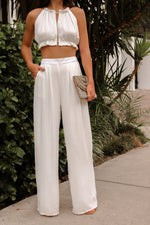 Stopping By Pant in White | lauren nicole