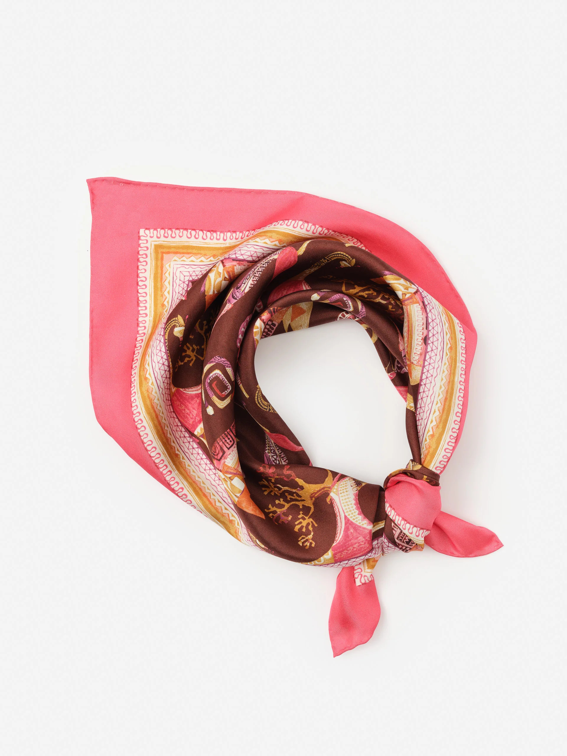 Amoura Silk Scarf in The Wild Square | J.McLaughlin