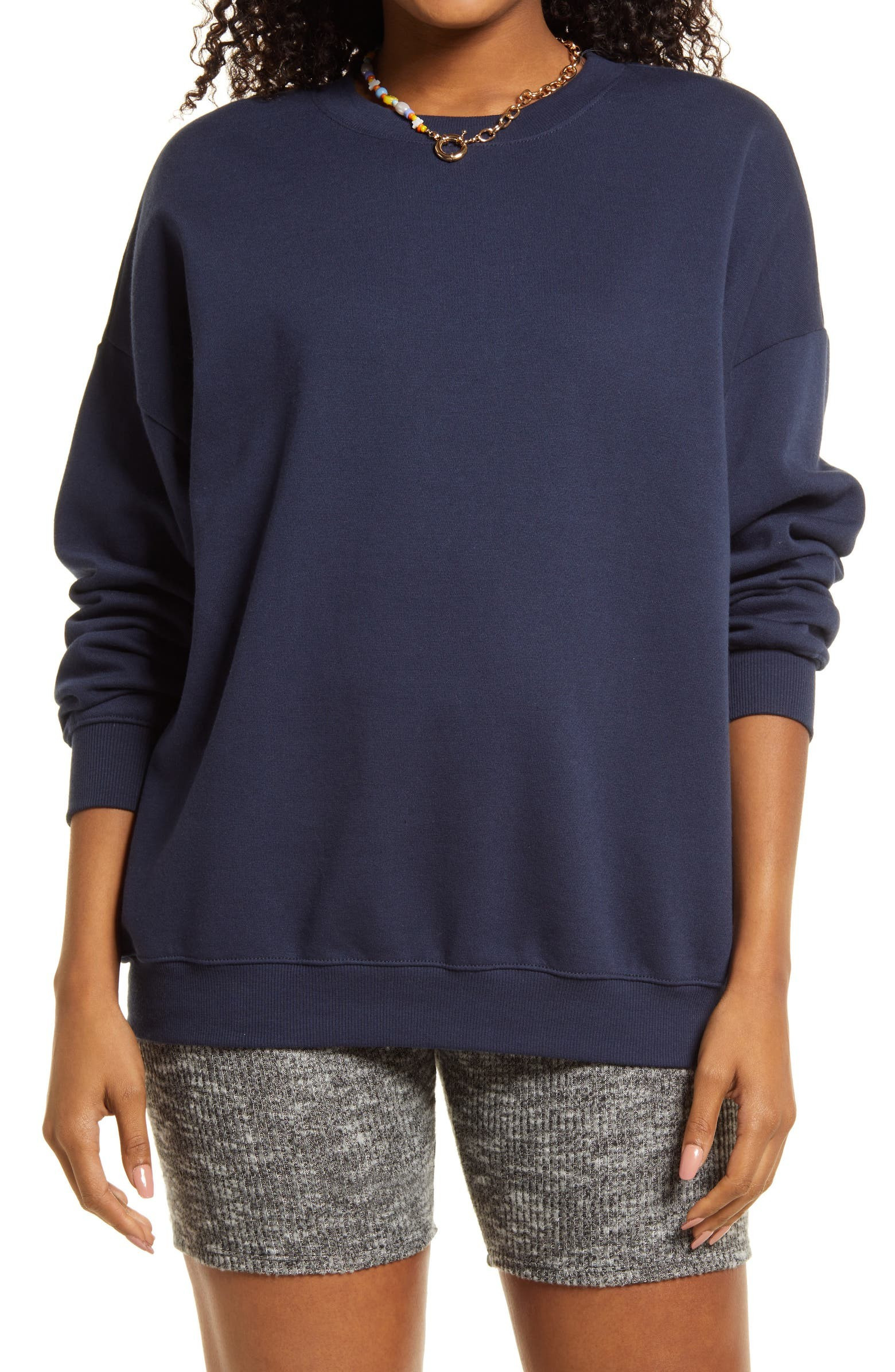 Oversized Crew Sweatshirt | Nordstrom