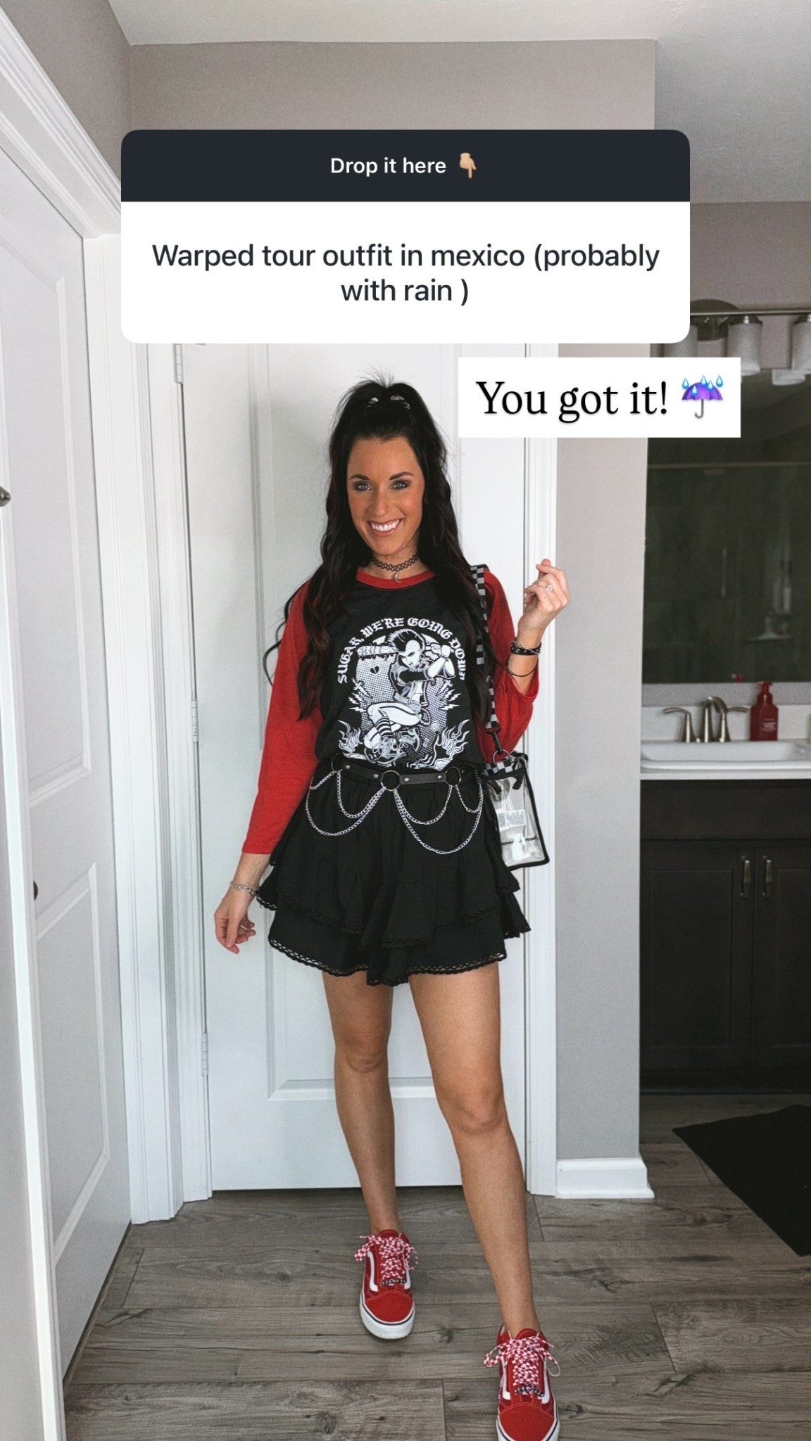 Vans Warped Tour inspo. Top is from AllThatRaaz

#LTKootd #LTKSeasonal #LTKgrwm