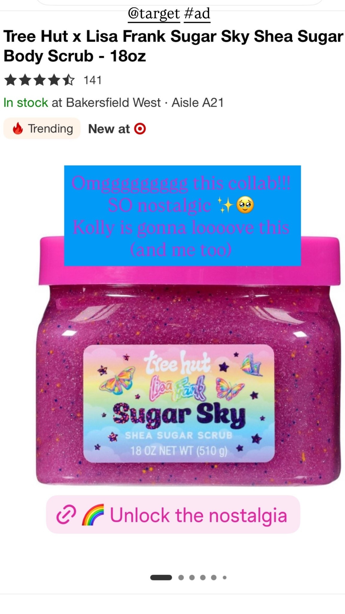 Omggggggggg this collab!!!
SO nostalgic ✨🥹
Kolly is gonna loooove this (and me too) @target #ad